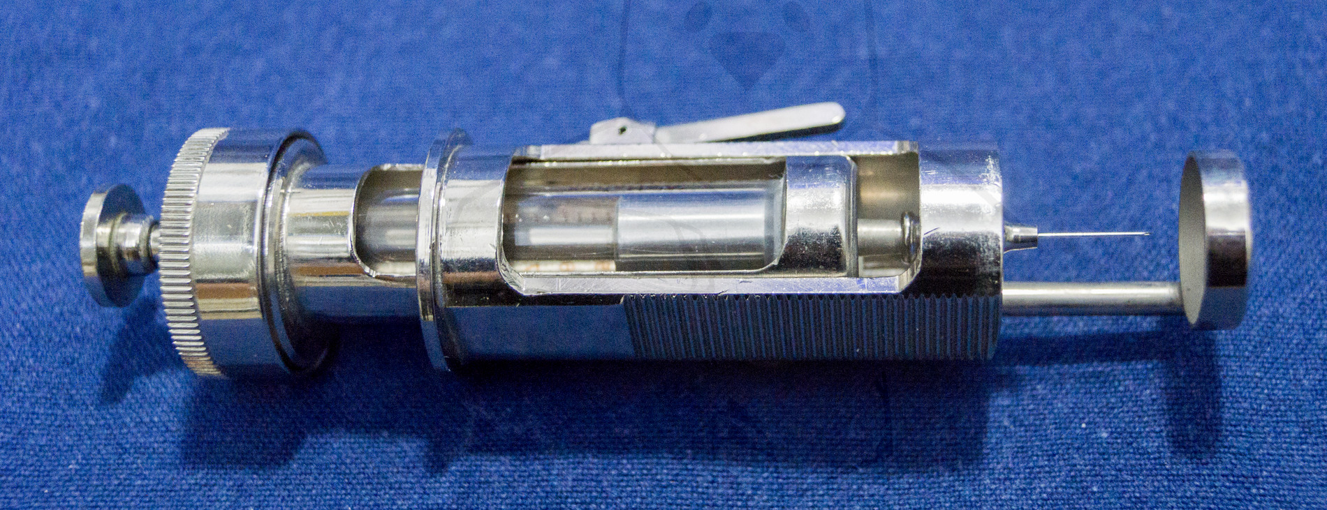 Insulininjektor "Diarapid", 1963'er Jahre, Injektor, Gespannte Feder